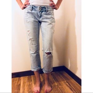 American Eagle Boyfriend Crop Jeans